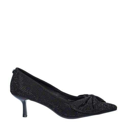 Nelson pumps met strass zwart