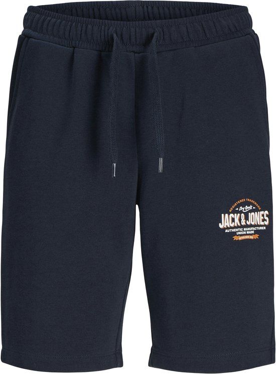 JACK&JONES JPSTLOGO SWEAT SHORTS 2 COL SN GMS JNR Jongens Bermuda shorts Maat 152 Navy Blazer