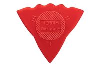 Herdim Plectrum/Pick 3 diktes, rood, sterkte medium, I = zacht, II - medium, III - hard, 12 stuks
