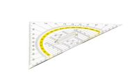 TSI Geodriehoek groot (25 cm) met stevige grip, art.nr. 46222