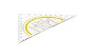 TSI Geodriehoek groot (25 cm) met stevige grip, art.nr. 46222