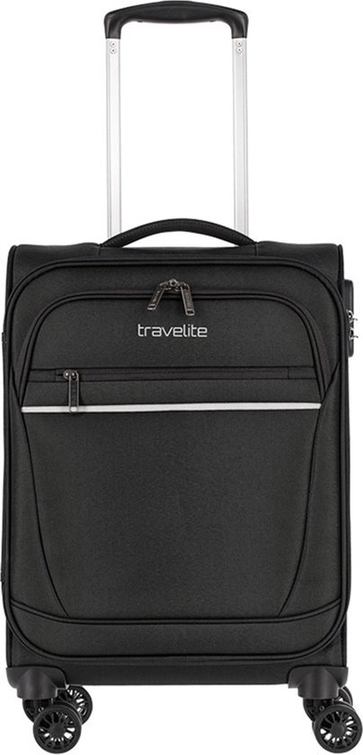 Travelite Handbagage zachte koffer / Trolley / Reiskoffer - Cabin - 55 cm - Zwart