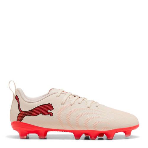 Puma Future 9 Play junior imitatieleren voetbalschoenen - beige/rood