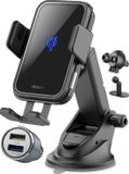 iSetchi GripGo Telefoonhouder Auto met Qi Draadloze Oplader