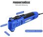 StarTech Oscillerend multitool - Elektrische zaag - 3° oscillatiehoek - 22000 omwentelingen per minuut - Accessoire set bestaande uit 15 onderdelen - Voor zagen, schuren en schrapen