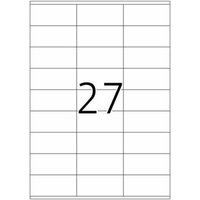 HERMA Premium - Papier - mat - permanent zelf-klevend - wit - 70 x 32 mm 2700 etiket(ten) (100 vel(len) x 27 gelamineerde etiketten