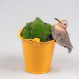 Season Inspired Decoration Farmwood Season Inspired Decoration Farmwood animals pothanger vogel grutto 10x5x7.5cm polyresin