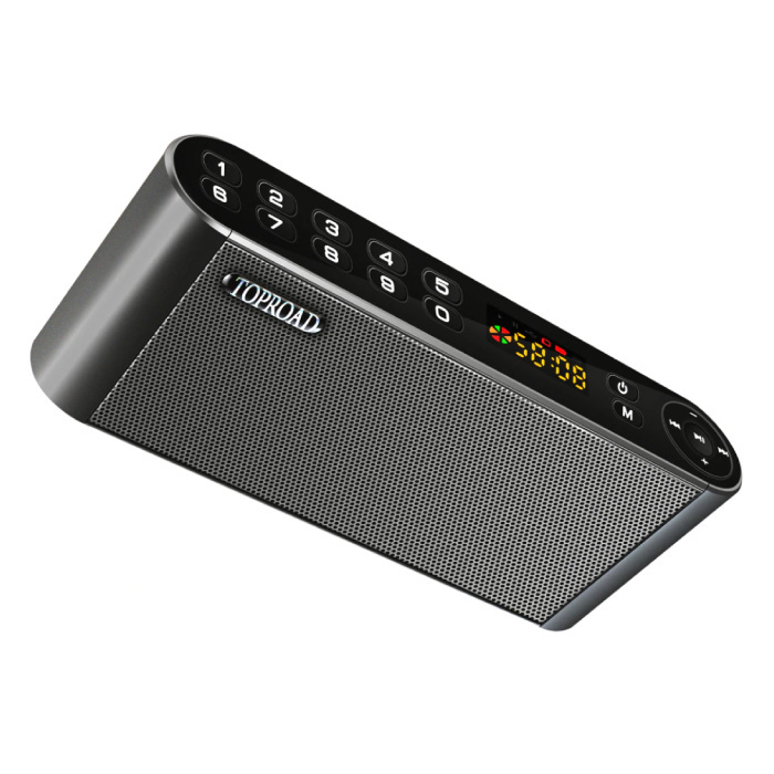 TOPROAD HiFi Draadloze Luidspreker Externe Speaker Wireless Bluetooth 3 0 Speaker Soundbar Box Zwart