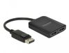 Delock 87768 répartiteur vidéo DisplayPort 2x DisplayPort