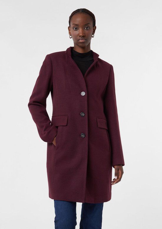 comma Outdoor-Mantel Dames Bordeaux Polyester Maat 44