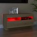 Maison Exclusive - Meuble TV avec éclairage LED, chêne Sonoma, 80x35x40 cm