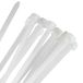 Kabelbinders van polyamide - 40 stuks, afmetingen 3,6 x 250 mm, wit