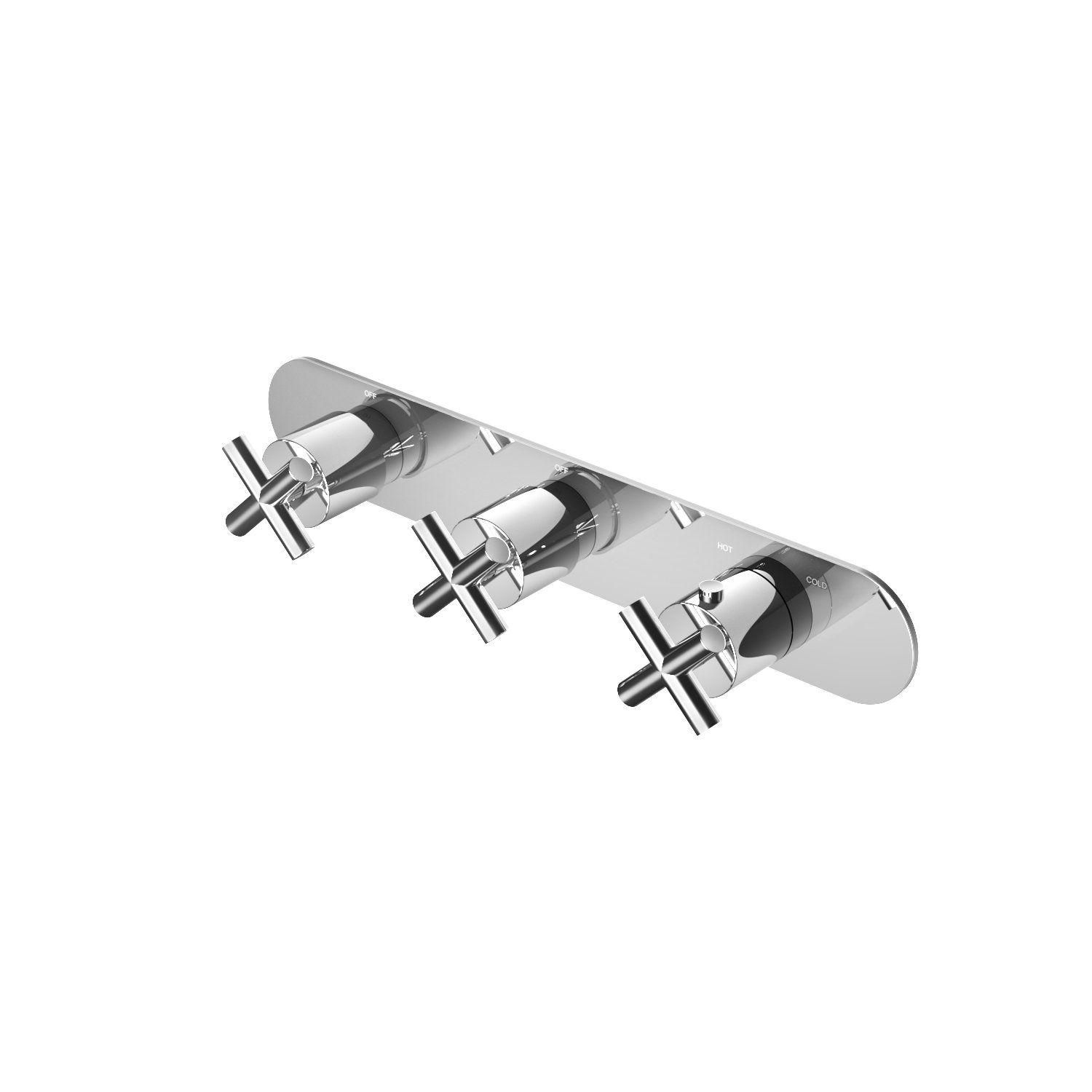 hotbath HB Chap inb therm 2 stopkr horiz CR - 8718924072431