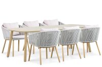Lifestyle Garden Furniture Lifestyle Lifestyle Bloom/Bloom 240 cm dining tuinset 7-delig