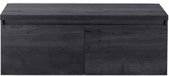 BES LED Frozen Badmeubelset 120 cm - Greeplijst in Kleur - Inclusief Wastafelbovenblad Black Oak