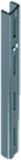 Element wandrail wit 100 cm per stuk (1st