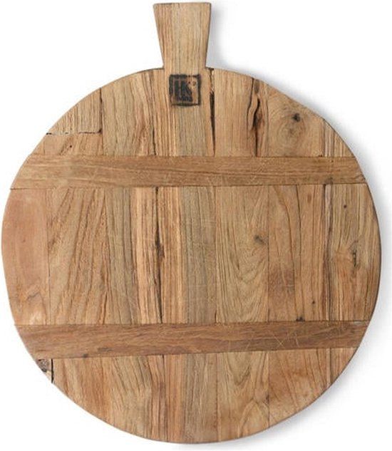 HKliving Broodplank - Ø32 cm - Bruin - Hout