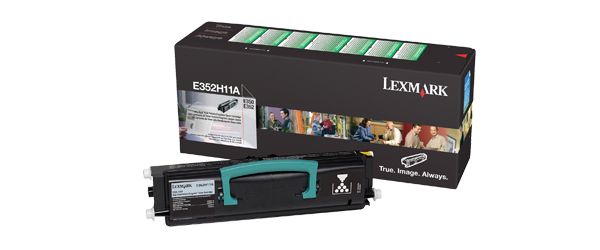 Lexmark E352H11A Toner Cartridge - Black - 9000 Pages - Compatible with E350d, E352dn