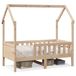 Maison Exclusive - Lit d'enfant, modèle maison, 80x160 cm, pin massif