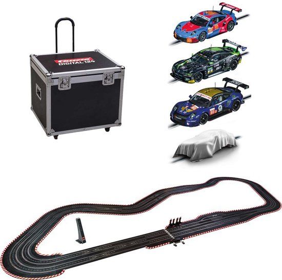 Carrera Racebaan - DIGITAL 124 - Ultimate XXL Edition One met 4 Auto's - 28.50 m - Jongens en meisjes