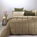 Caleffi - Modern dekbed effen taupe