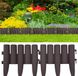Merkloos Gazonranden - 36 Stuks - 10 Meter - Boomstamontwerp - Bruin - UV-bestendig PP - Flexibele Tuinafboording - Borderrand voor Gazon en Plantenbak