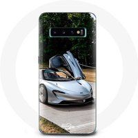 Maniacase Hoesje voor Samsung Galaxy S10 plus Formule 1 McLaren Auto Grijs