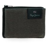 Pepe Jeans Hilltop portemonnee met kaartvak, grijs, 11 x 7 x 1,5 cm, leer van Joumma Bags