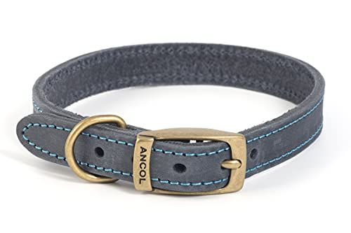 Ancol Timberwolf Leather Collar