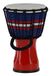 GEWA Liberty Djembé Rope Tuned - Diameter: 7" (17,8 cm) - Hoogte: 12,5" (31,5 cm) - Aantal Rope Runners: 14 - Kleur: Rood