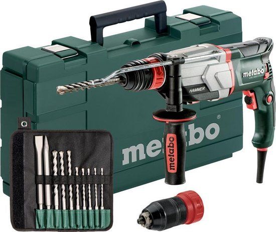 Metabo UHE 2660-2 Quick Set - Boorhamer - 800W - Incl. 10-delige boor-/beitelset