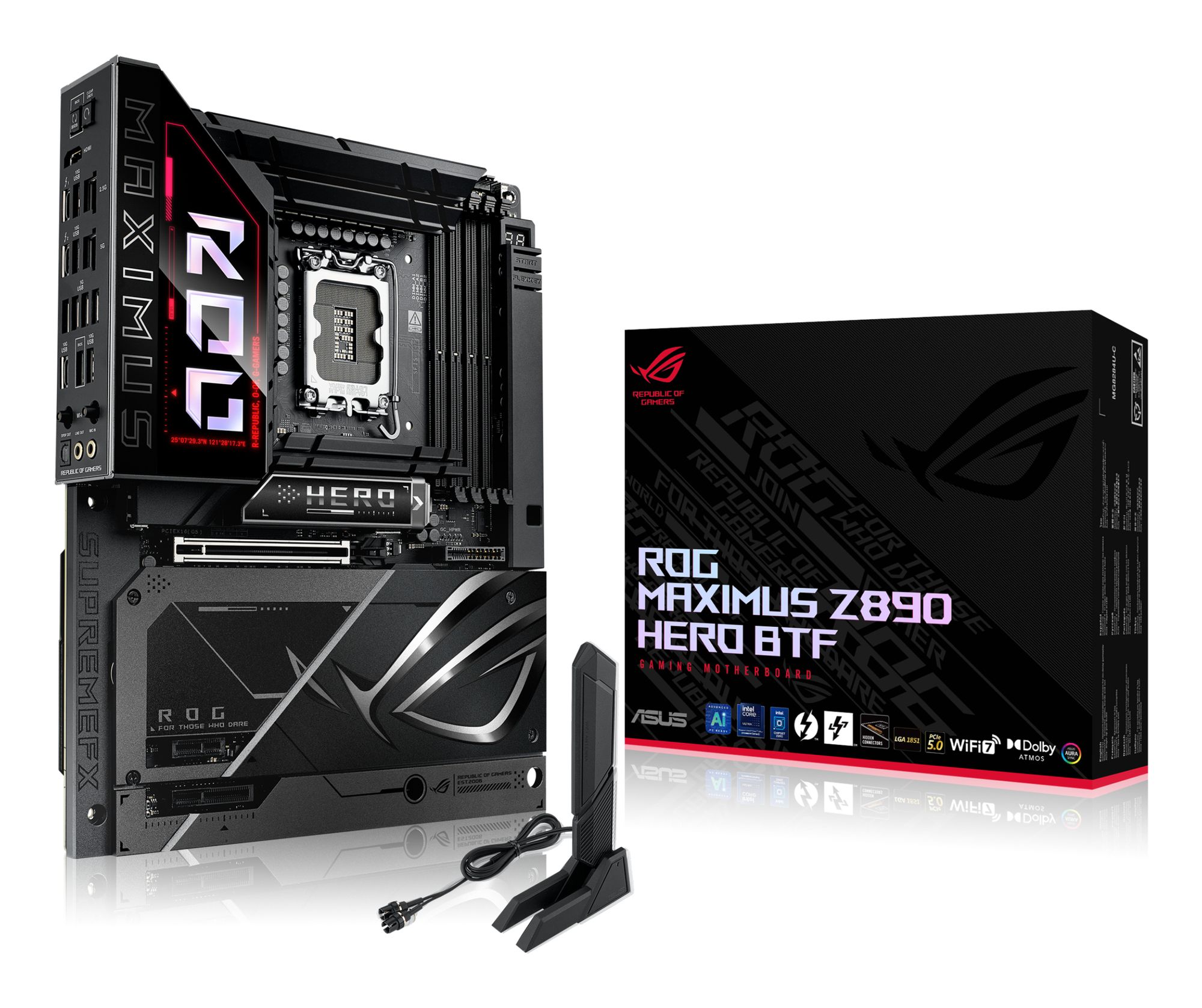 ASUS ROG MAXIMUS Z890 HERO BTF Intel Z890 LGA 1851 ATX Moederbord