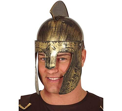 guirca helm Spartaans heren goud one-size