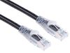 RS PRO Ethernetkabel Cat.6, 10m, zwarte patchkabel, A RJ45 U/UTP stekker, B RJ45, PVC