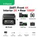 StarTech Z60T Dashcam - Autodashcam - 3 kanalen - 4G - 4K-video - Nachtzicht - ADAS - 128 GB SD-kaart