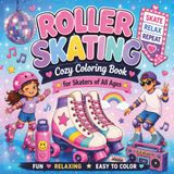 Roller Skating: Cozy Coloring for Skaters of All Ages