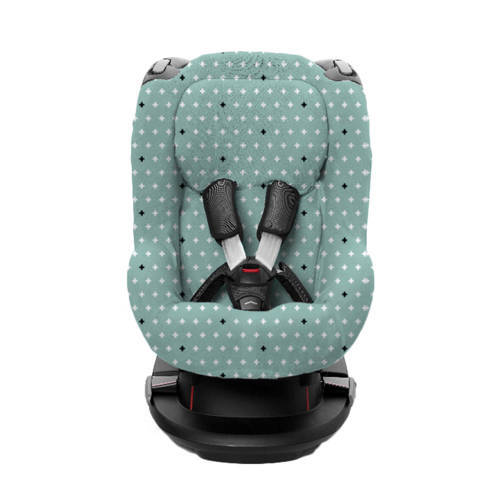 Briljant Baby autostoelhoes 1+ rugsteun crizz crozz stonegreen interlock Groen