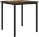 vidaXL Table de salle à manger 70 x 70 x 75 cm Bois d'ingénierie Chêne fumé Carré