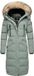Marikoo Dames gewatteerde jas Schneesternchen XXL Smokey Mint