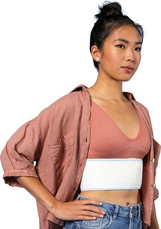 Thuasne Cemen Ribbrace - Vrouw - Maat 3 (91-105 cm) - Wit - Rugbrace