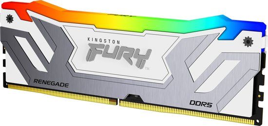 Kingston FURY Renegade RGB 24GB (1x24GB) DDR5 8400MT/s CL40 CUDIMM White