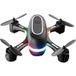 H28 Mini Kleuren Licht Drone met Enkele Camera 480P 3 Batterijduur: 8 Min Zwart