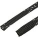 Panduit SE12PFR-TR0 Gevlochten slang Zwart PET 6,40 à 2,40 mm par mètre