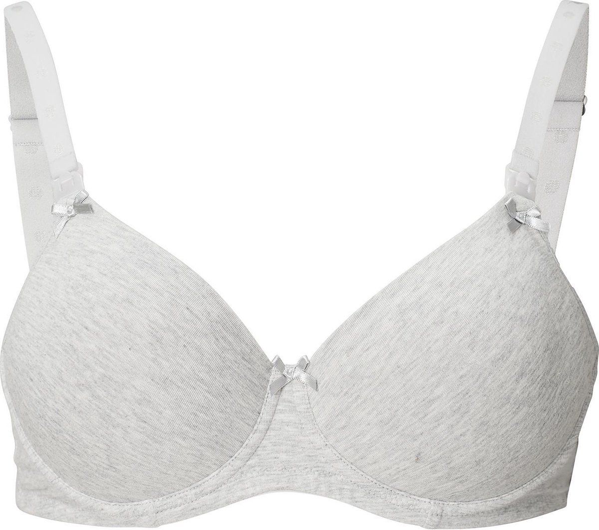 Noppies Voedingsbeha Cotton Comfort - Grey Melange - 8719788062064