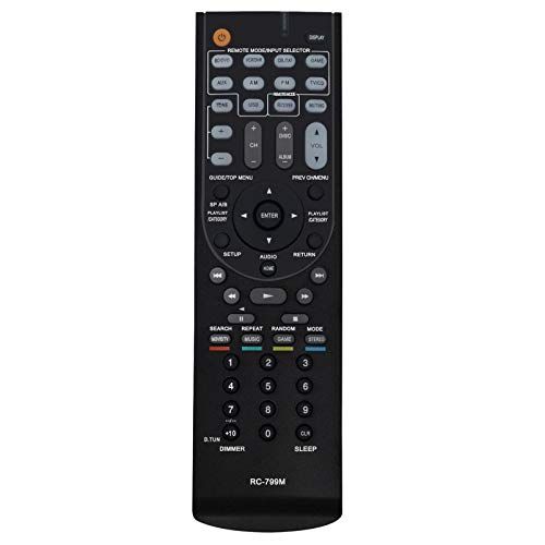 ALLIMITY RC-799M Afstandsbediening Vervangen voor Onkyo TX-SR309 HT-R558 HT-R548 HT-S5405 HT-R591 HT-R590 HT-R391