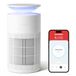 SwitchBot Luchtreiniger Met App-Bediening En Nachtlampje, CADR 400m³/h Tot 83㎡, HEPA-Filter Verwijdert 99.97% Schimmel, Stof, Pollen, 20dB Slaapmodus, Huisdiermodus Voor Gezinnen Met Huisdieren