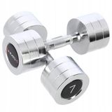 HMS Chroom Dumbbell Set - 2 x 8 kg