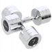 HMS Chroom Dumbbell Set - 2 x 8 kg