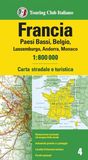 Francia, Paesi Bassi, Belgio, Lussemburgo 1:800.000