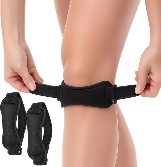Nuvance Patellabrace - 2x - Kniebrace - Knieband & Brace - Sport - Links & Rechts - Verstelbaar